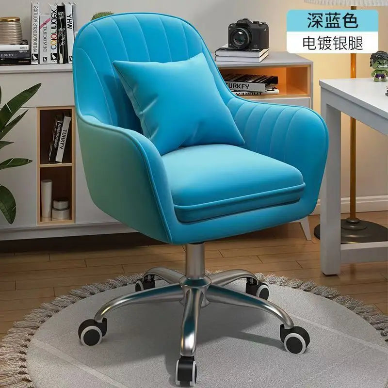 Ergonomic Swivel Computer Office Chair Lift Adjustable, Comfortable Back Support for Bedroom Dorm Study