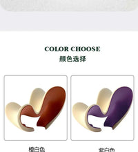 Nordic creative love FRP living room recliner model room special-shaped fabric single chair leisure chair