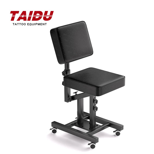 TAIDU Multi Functional Tattoo Bench Leathery Back Adjust Tattoo Chair Steel Frame Lift Tattoo Salon Chairs For Tattoo Artist