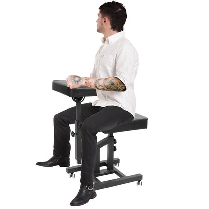 Multifunctional Chair with Armrest for Tattoo Artists Tattoo Chairs Arm Rest Armrest Stand with Foot Pads Ajustable Hair Chair