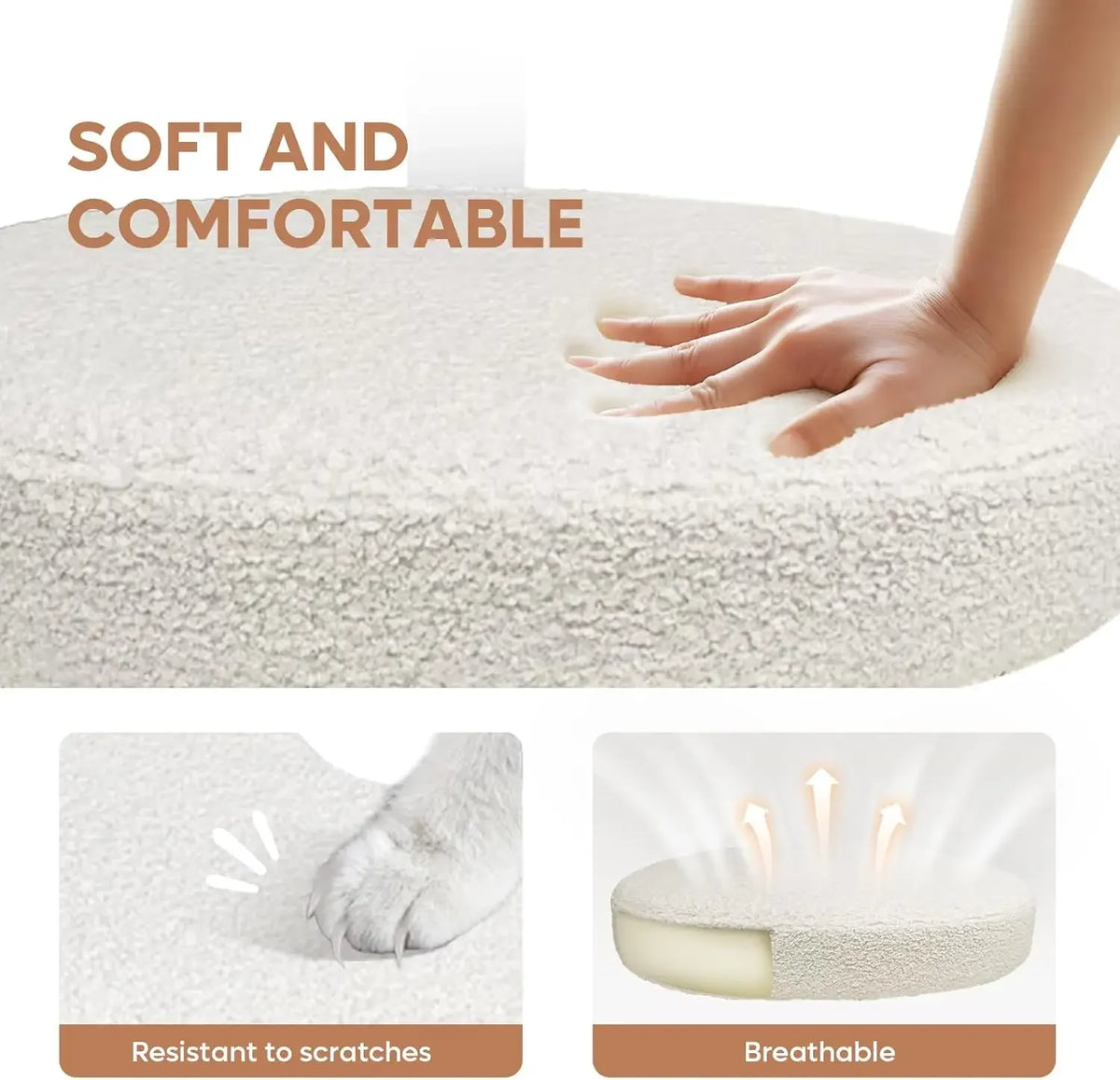 [Hot Sale!]Ergonomic Cross Legged Chair, 360° Swivel Meditation Chair with Wheels, Height Adjustable Seat for ADHD, Strong Lumba