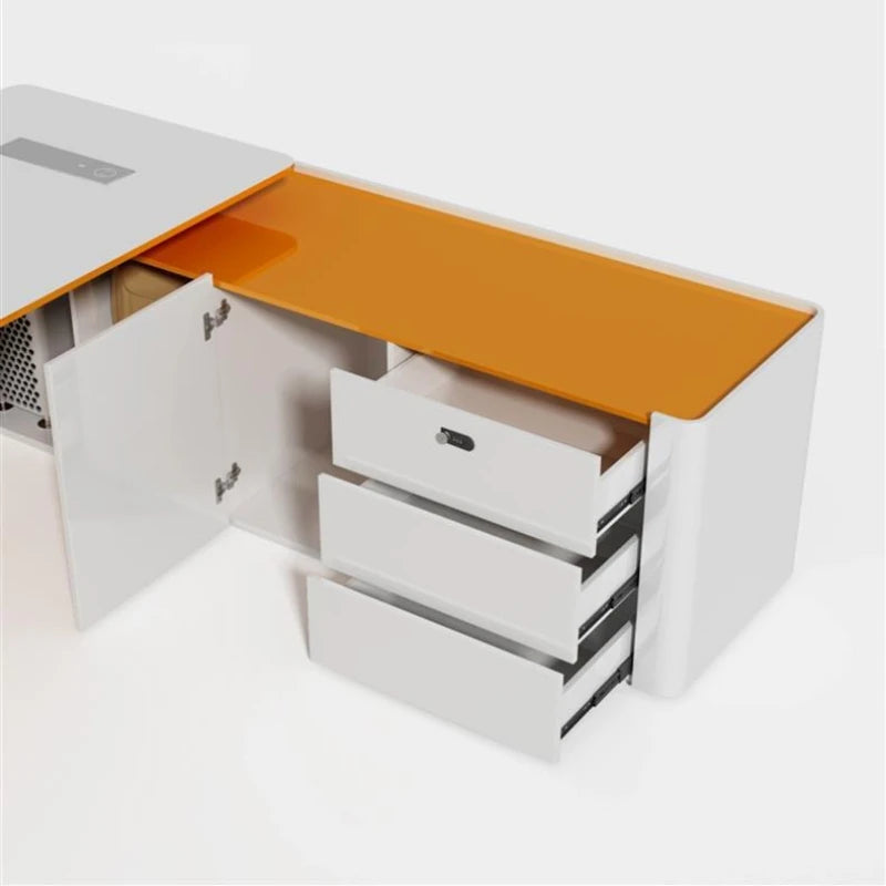 Specially Irregular Office Desk Shaped Useful Leadership Function Offcie Desk Art Support Office Furniture Der Schreibtisch XYOD