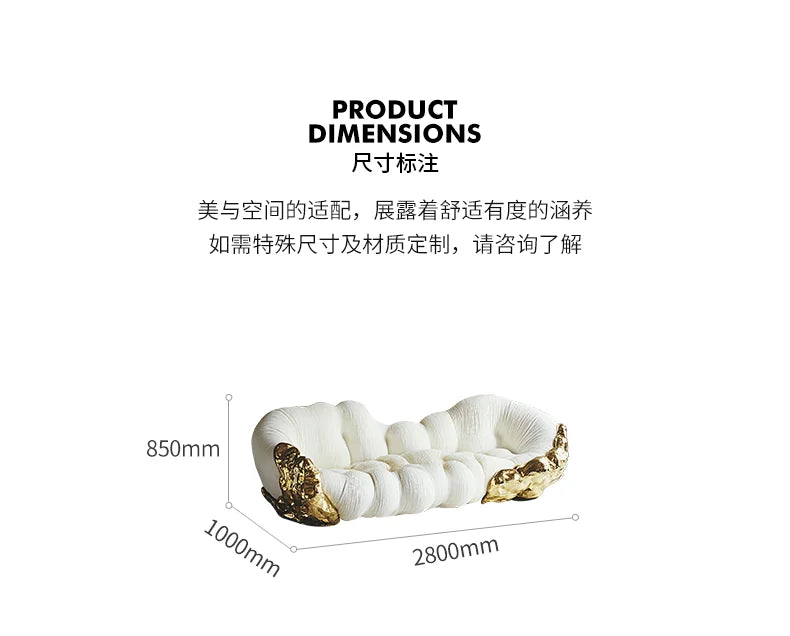 Art aesthetics sofa villa postmodern furniture high luxury