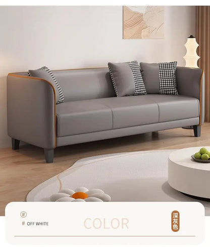Italian light luxury cat claw cloth sofa small apartment living room double rental room bedroom apartment simple modern large so