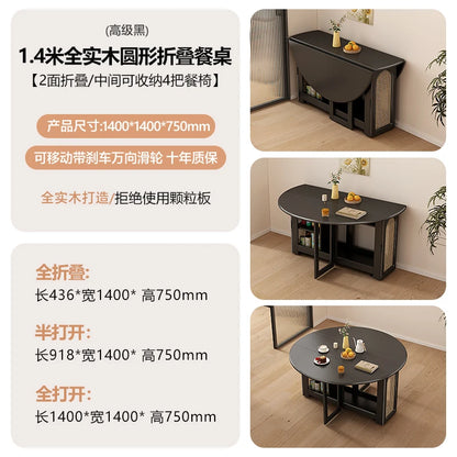 Waterproof Chair Dining Table Breakfast Modern Chair Side Dining Table Space Savers Round Set Sala Da Pranzo Home Furnitures