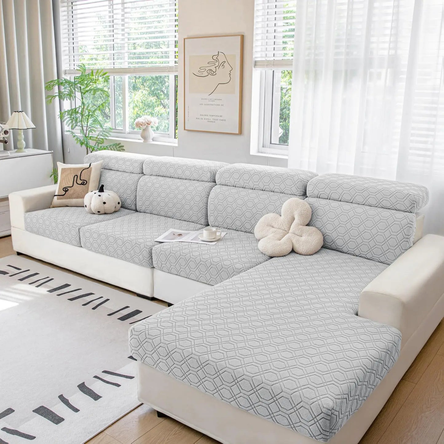 Hapihappy Individual Couch Cushion Covers Universal Magic Sofa Covers Washable Stretch Cushion Covers Interior Sofa Seat Covers
