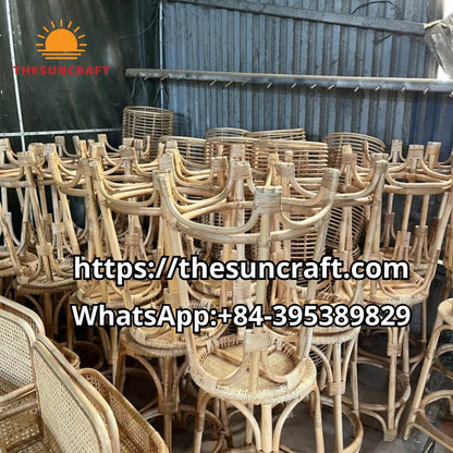 Modern indoor/outdoor adult rattan rocking chair, casual rocking chair