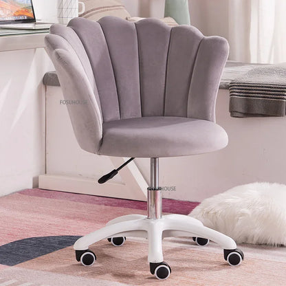 Nordic simple Bedroom Computer Chairs Home Backrest Chair Bedroom Swivel Chairs Dormitory Comfortable Sedentary Gaming Chair Z
