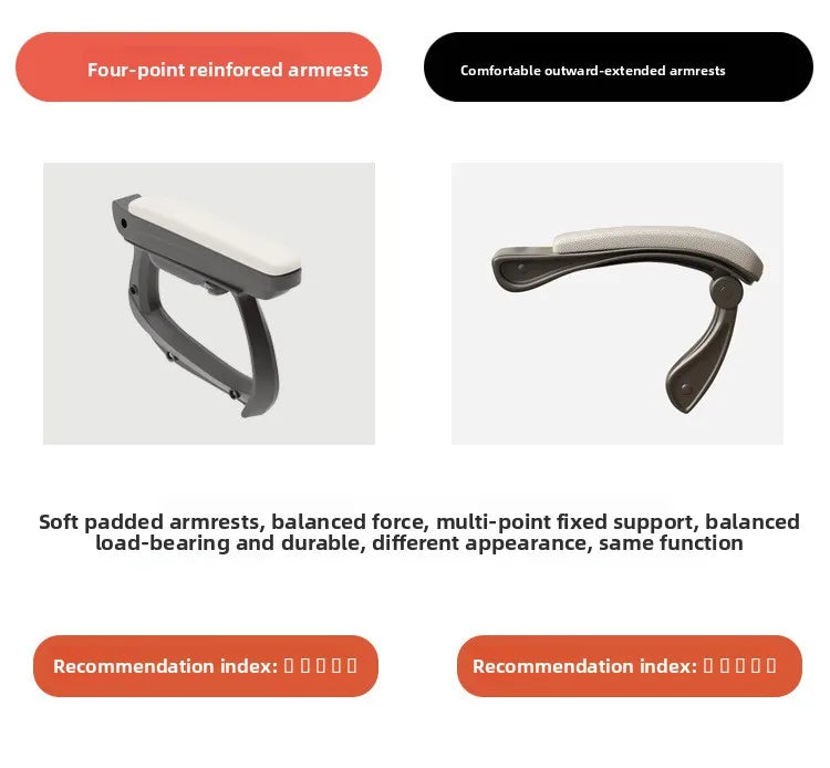 Firm Computer chair E-sports chair Home sedentary sofa Seat reclining swivel chair Study back chair