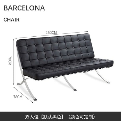 Designer Star Same Leisure Simple High-end Luxury Leisure Chair Nordic Single Barcelona Modern Recliner Chair Single Sofa Chair