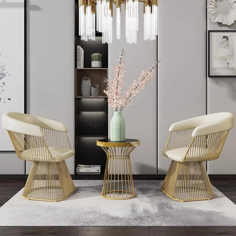 Light luxury leisure club hotel lobby negotiation chair coffee milk tea shop home leisure chair