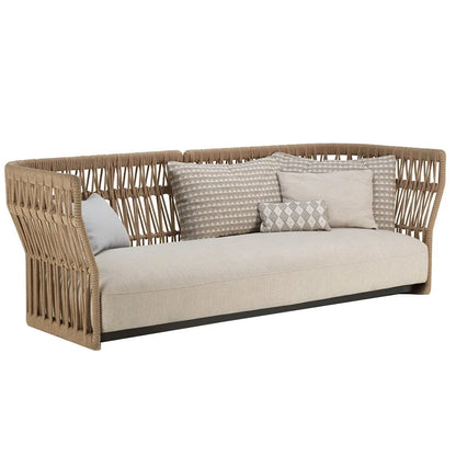 Outdoor sofa, courtyard, rattan woven outdoor swimming pool, homestay furniture, leisure combination, outdoor rattan chair