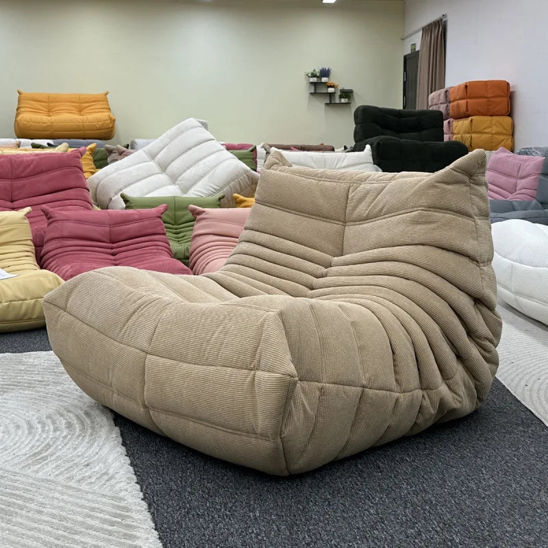 Lazy sofa sofa light luxury simple chair suede freehand space recliner