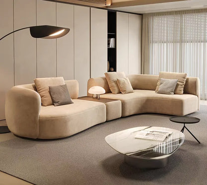 M78 Minimalist sofa large apartment living room special-shaped corner fabric, modular combination sofa