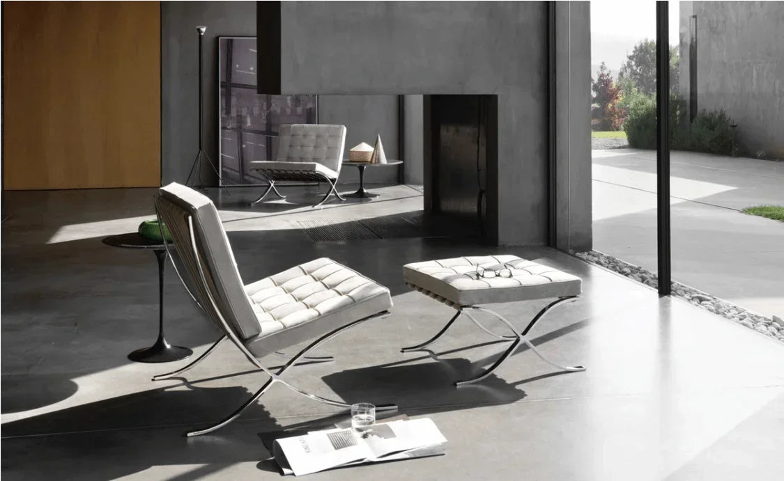 Barcelona Single Sofa Designer Lazy Sofa High-end Italian Living Room Sofa Chair Nordic Light Luxury Leisure Chair