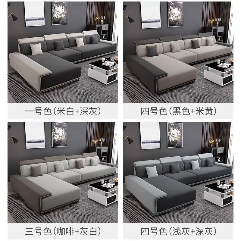 Nordic technology fabric sofa, concubine light luxury and simple