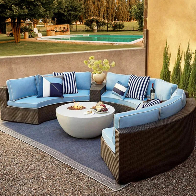 2022 Cheapest Garden Sofas Rattan Outdoor Furniture