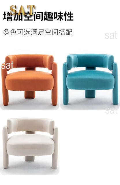 #For Luxury cream style new Chinese office simple integration super soft negotiation guest sofa chair leisure single chair