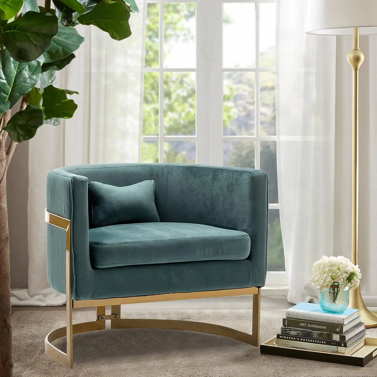 [Discounted Price, Hot Sale!]Velvet Accent Chair, Modern Upholstered Arm Chair for Living Room Bedroom Sofa Side Chair Velvet Ba