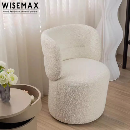 Wooden frame casual coffee chair elegant designer single waiting lounge sofa home living room