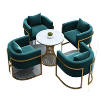 Fauteuil simple moderne pour salon, ensemble de meubles de salon, fauteuil de luxe en velours pour salon