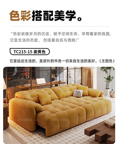 Luxury Living Room Sofas Large European Nordic Electric Modern Foldable Puffs Couch Bed Chaise Designer Divani Home Furniture