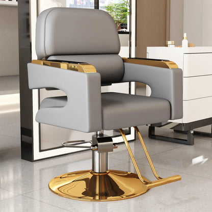 Creative Luxury Barber Chairs Modern Simple Style Minimalist Salon Chairs Space Saving Italian Friseurstuhl Salon Furniture