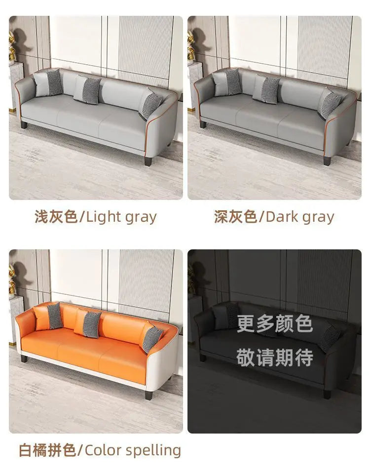 Italian light luxury cat claw cloth sofa small apartment living room double rental room bedroom apartment simple modern large so