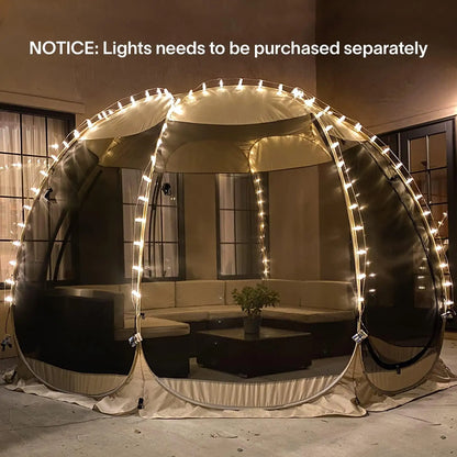 Hot Sale 6 Sided Mesh Screen Party Tent Durable Waterproof Outdoor Tent for Camping Backyard Garden Party