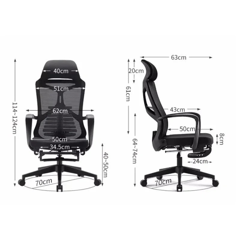 Modern Armchair Office Chairs Computer Study Swivel Gaming Office Chairs Recliner Adjustable Office Furniture Silla Oficina LLOC