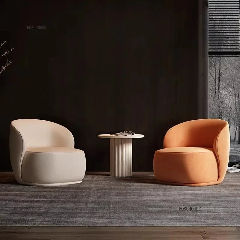 Creative Velvet Living Room Chairs Italian Living Room Furniture Hotel Cafe Leisure Designer Armchair Home Backrest Dining Chair