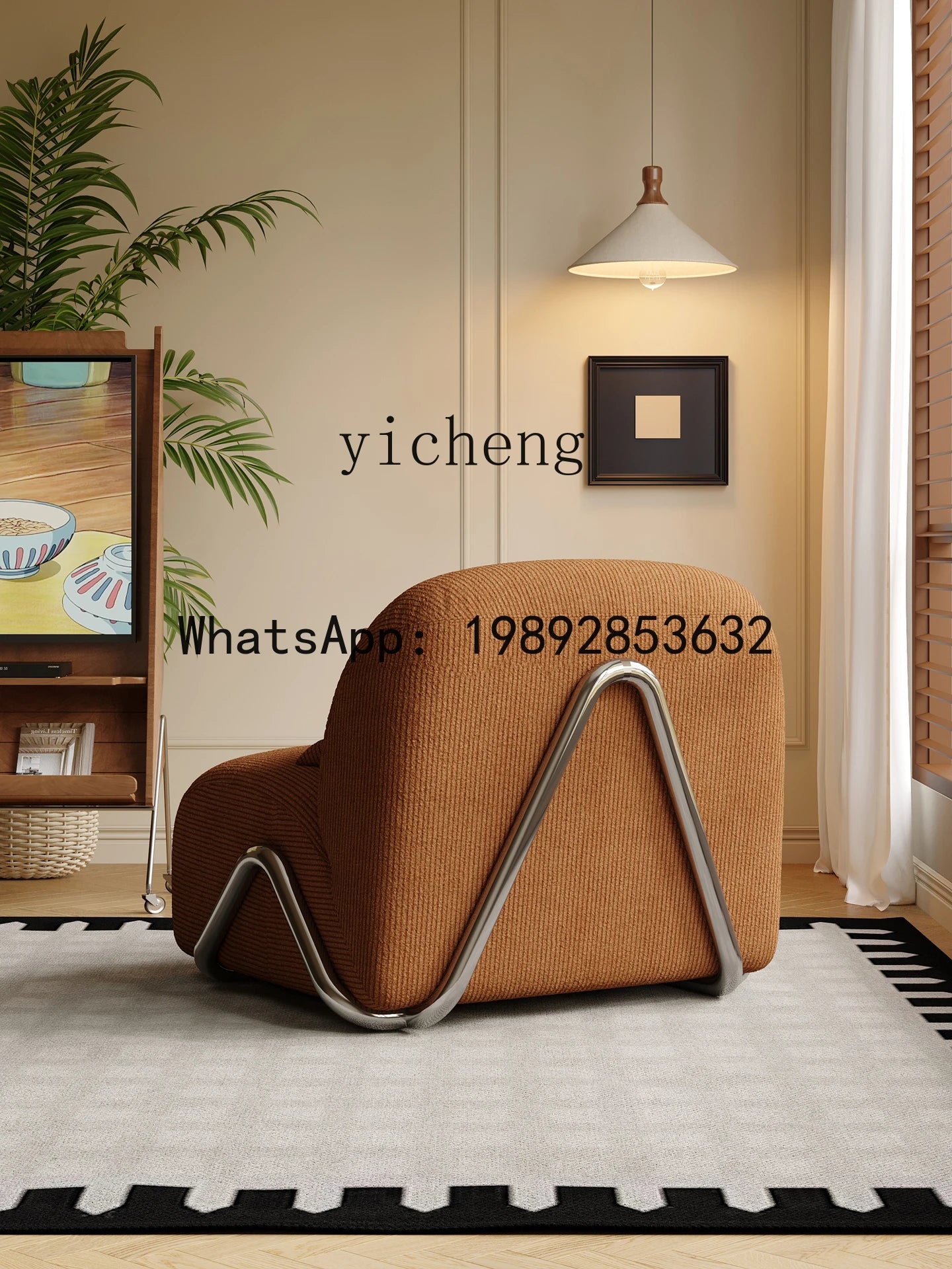 X2 medieval style advanced sense living room casual retro lazy carriage sofa single sofa chair
