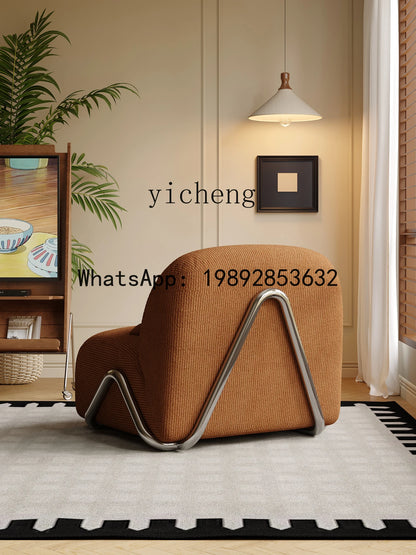 X2 medieval style advanced sense living room casual retro lazy carriage sofa single sofa chair