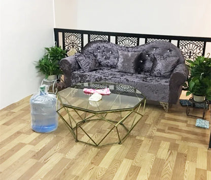 S Nordic Aesthetic Coffee Table Clear Simple Unique Designer Decoration Side Table Standing Lounge Couchtisch Salon Furniture