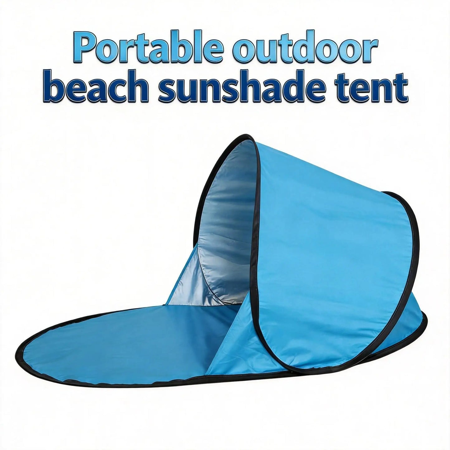 Outdoor portable automatic pop-up beach tent, sunshade, UV protection, camping tent, fishing and picnic tent, practical tent.