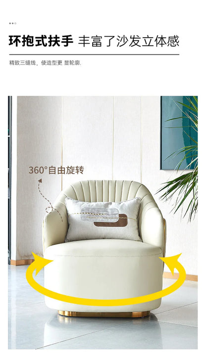 Italian, minimalist, leisure chair, simple, light luxury, designer, furniture, negotiation, reception, sofa chair