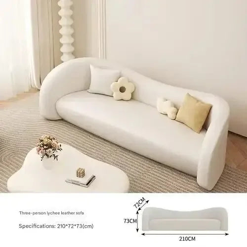 nordic living room Sofas minimalist lazy luxury europe Sofas family white salas y sofas muebles elegantes modernos Furniture
