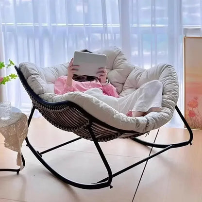 Adult Balcony Home Leisure Couch Sitting Room Single Sofa Internet Celebrity Rocking Chair