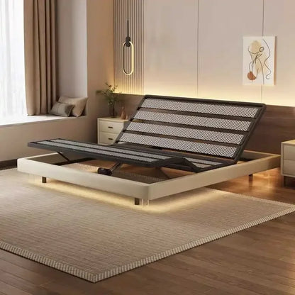 Smart Luxury Bed Modern Sofa Design Bedroom Platform Sleeping Massage Bed Platform Safe Letto Matrimoniale Office Furniture