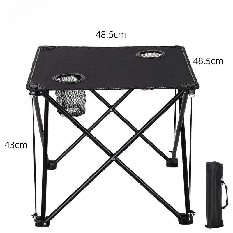 Camping Folding Table Waterproof Picnic Table Foldable Art Sketching Leisure Outdoor Folding Dining Table Small Cloth Table