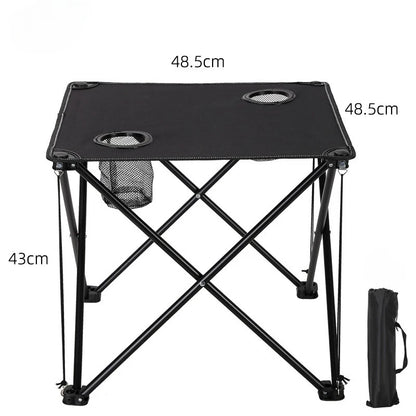 Camping Folding Table Waterproof Picnic Table Foldable Art Sketching Leisure Outdoor Folding Dining Table Small Cloth Table