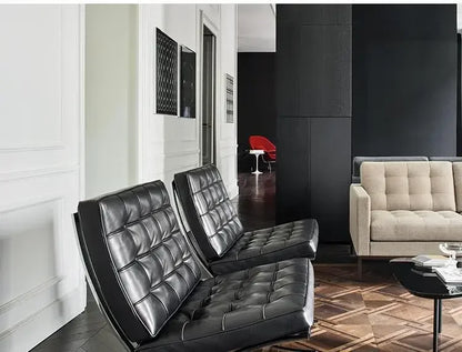 Barcelona Single Sofa Designer Lazy Sofa High-end Italian Living Room Sofa Chair Nordic Light Luxury Leisure Chair