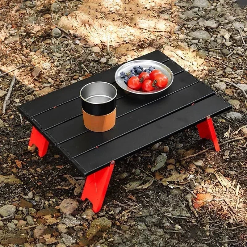 Portable Outdoor Beach Table Ultralight Foldable Camping Table Mini Aluminum Table Garden Party Trip Hiking Table