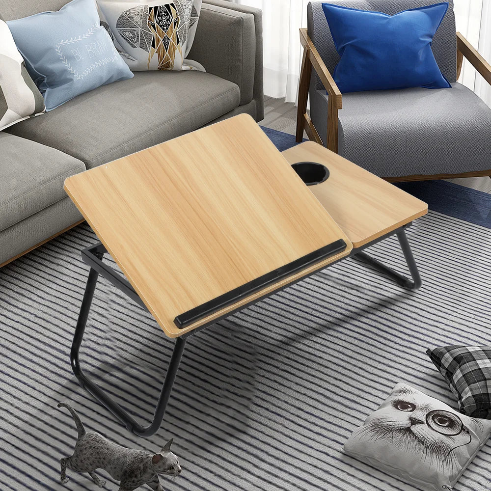Adjustable Foldable Laptop Desk Portable Ergonomic Stand for Bed Sofa Notebook