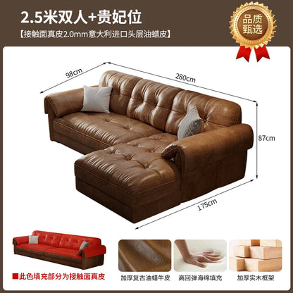 Leather Corner Living Room Sofas Armchair Minimalist Lazy Lounge Living Room Sofas Hallway Designer Muebles Postmodern Furniture