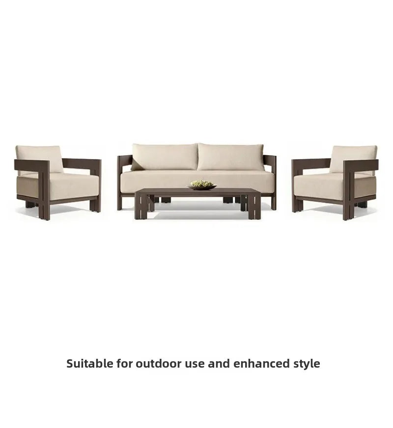 Courtyard Sofa, Outdoor Relaxation, Outdoor Lounge Chair, Villa Garden Table, High-end Furniture Set, Garden Furniture
