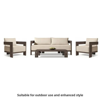 Courtyard Sofa, Outdoor Relaxation, Outdoor Lounge Chair, Villa Garden Table, High-end Furniture Set, Garden Furniture