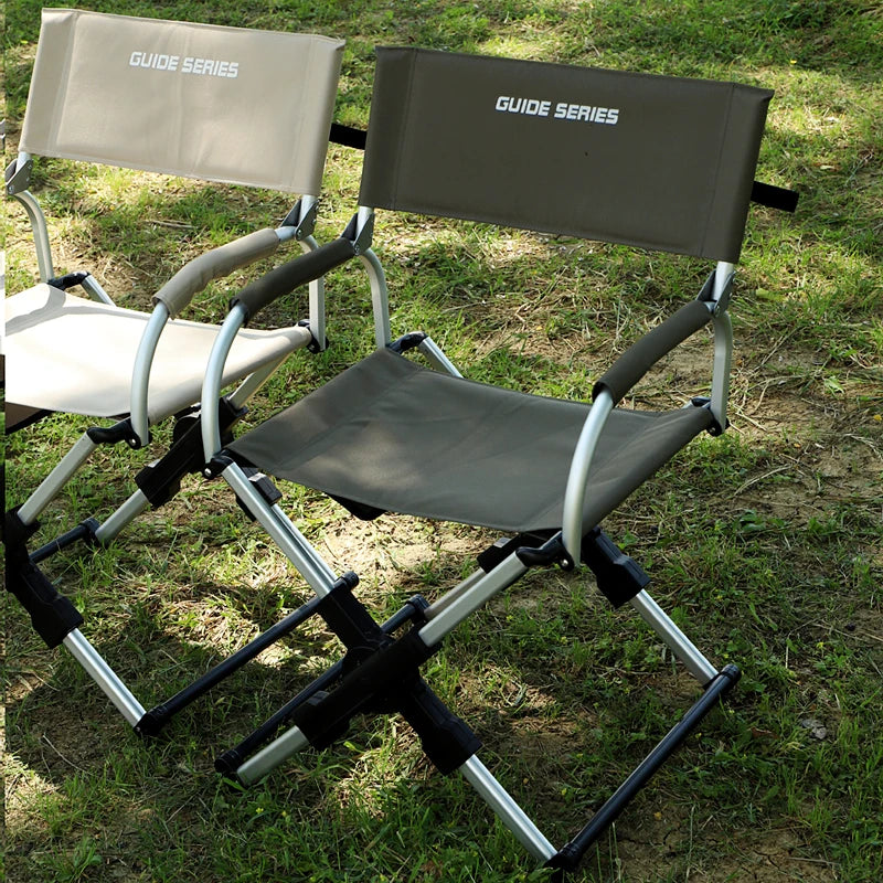 Folding Chairs for Outdoor Garden Chair Camping Aluminum Chair with Back Camping Chair Recreational Self-driving Outdoor Beach