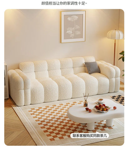 Plush Lounge Sofas Comfortable Minimalist Large Soft Sofa Apartment Romantic Elegant Sedie Da Soggiomo House Accessories