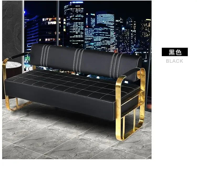 Luxury Black Modern Sofa Large Designer Relax Recliner Lazzy Sofa Loveseat Solid Cadeiras De Sala De Estar Nordic Furniture